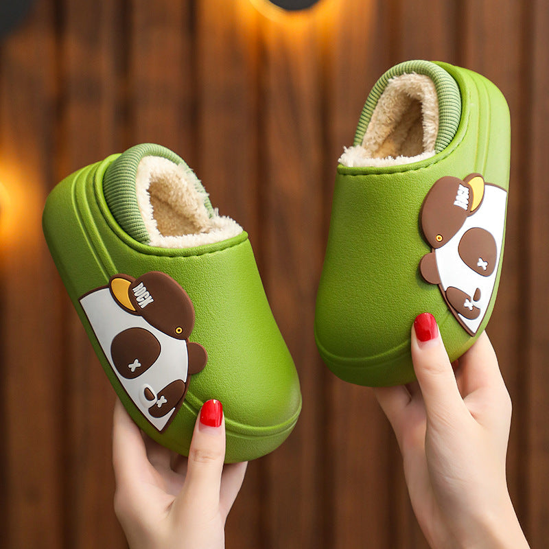 Warm And Waterproof Boy's Bag With Slippers
