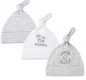Baby hat 0-6 months newborn cotton baby cap men and women baby spring and summer 3 pieces