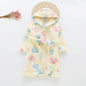 Children's flannel bathrobes