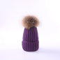 Autumn and winter new scorpion hair ball children's wool hat