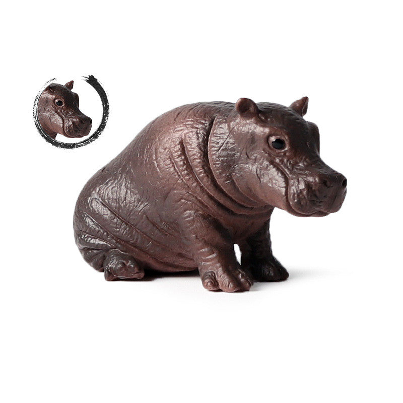 Static Solid Plastic Simulation Animal Model For Children