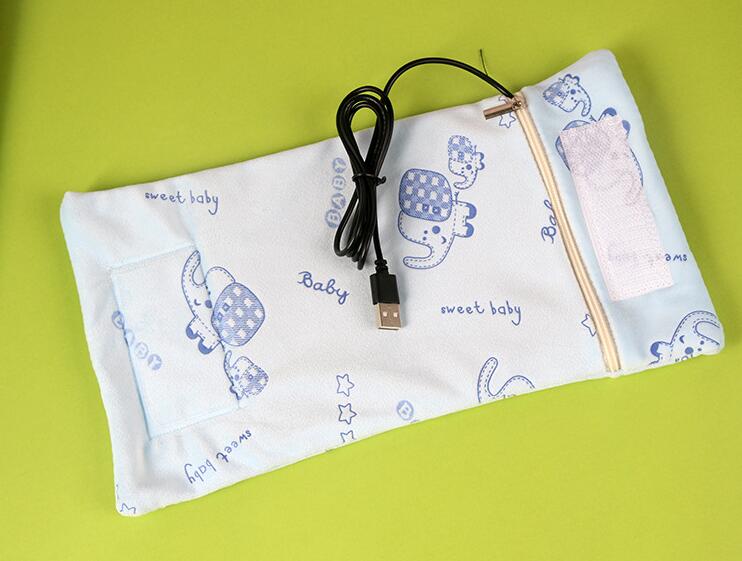 USB Baby Bottle Warmer Heated Cover