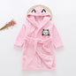 Children's flannel bathrobes