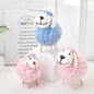 Home Decoration Felt Sheep Miniature Decoration Figurines Holiday Party Supplies Accessories