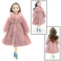 Casual Girl Doll Fashion Plush Coat Cloak