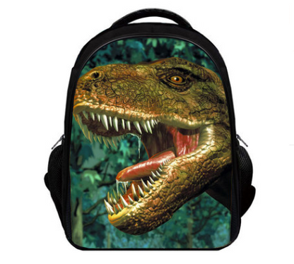 Dinosaur Children's Schoolbags Shoulder 3D Kindergarten Taipan Backpack Pupils 1-6 Years Boys 2-12 Years Ultralight