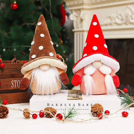 Christmas Decorations Velvet Soft Rudolph Store Window Dress Up