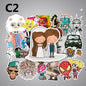 Stickers For Laptop Skateboard Luggage Bike Styling Car Doodle