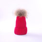 Autumn and winter new scorpion hair ball children's wool hat