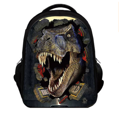 Dinosaur Children's Schoolbags Shoulder 3D Kindergarten Taipan Backpack Pupils 1-6 Years Boys 2-12 Years Ultralight