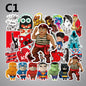 Stickers For Laptop Skateboard Luggage Bike Styling Car Doodle