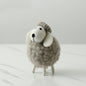 Home Decoration Felt Sheep Miniature Decoration Figurines Holiday Party Supplies Accessories