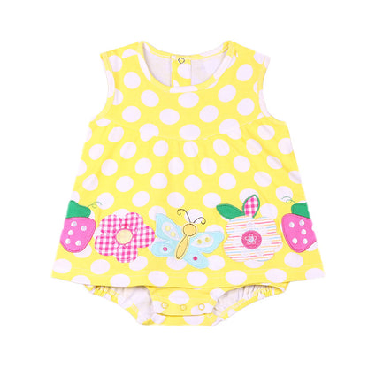 Karatva Girls Dress Summer Summer Summer Baby Princess Dress Skirt Skirt Conjoined 0-1 Years Old Female Baby Summer