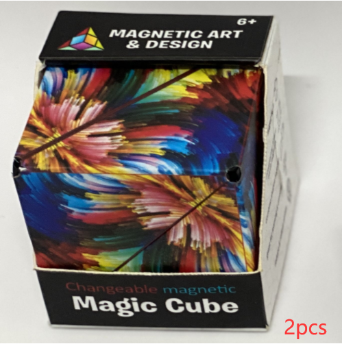 Magnetic Variety Rubik's Cube Geometric Standing Block Puzzle