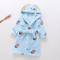 Children's flannel bathrobes