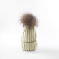 Autumn and winter new scorpion hair ball children's wool hat