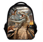 Dinosaur Children's Schoolbags Shoulder 3D Kindergarten Taipan Backpack Pupils 1-6 Years Boys 2-12 Years Ultralight