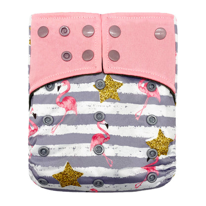 New square head bamboo charcoal fiber cloth diapers