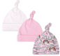 Baby hat 0-6 months newborn cotton baby cap men and women baby spring and summer 3 pieces