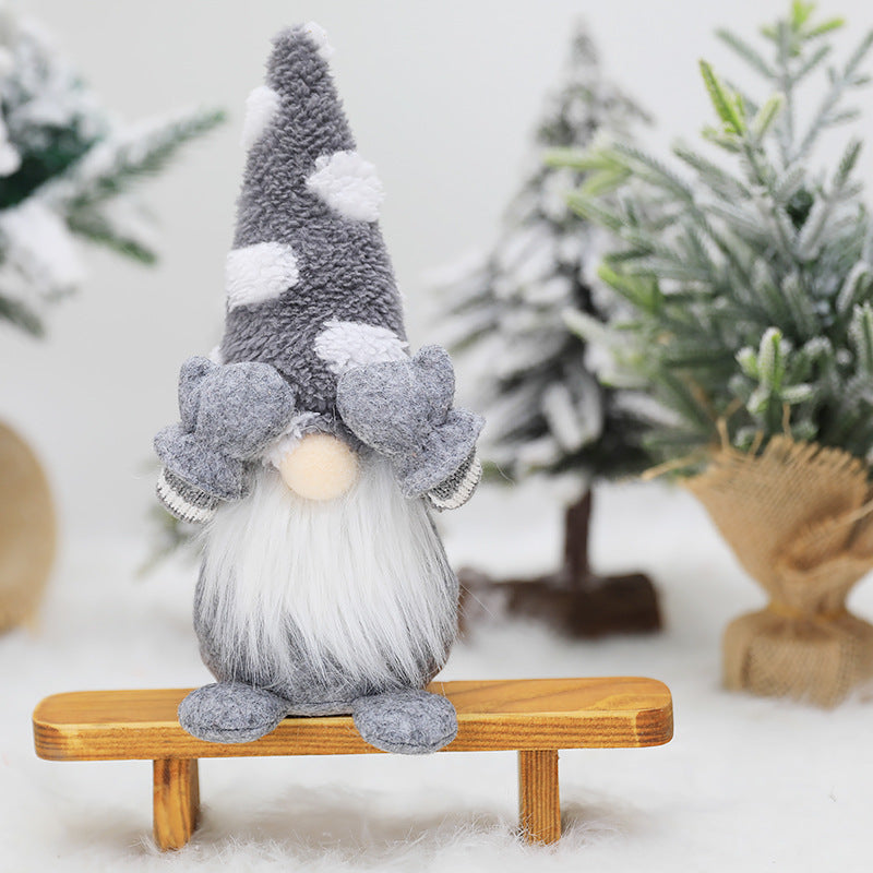Christmas faceless doll