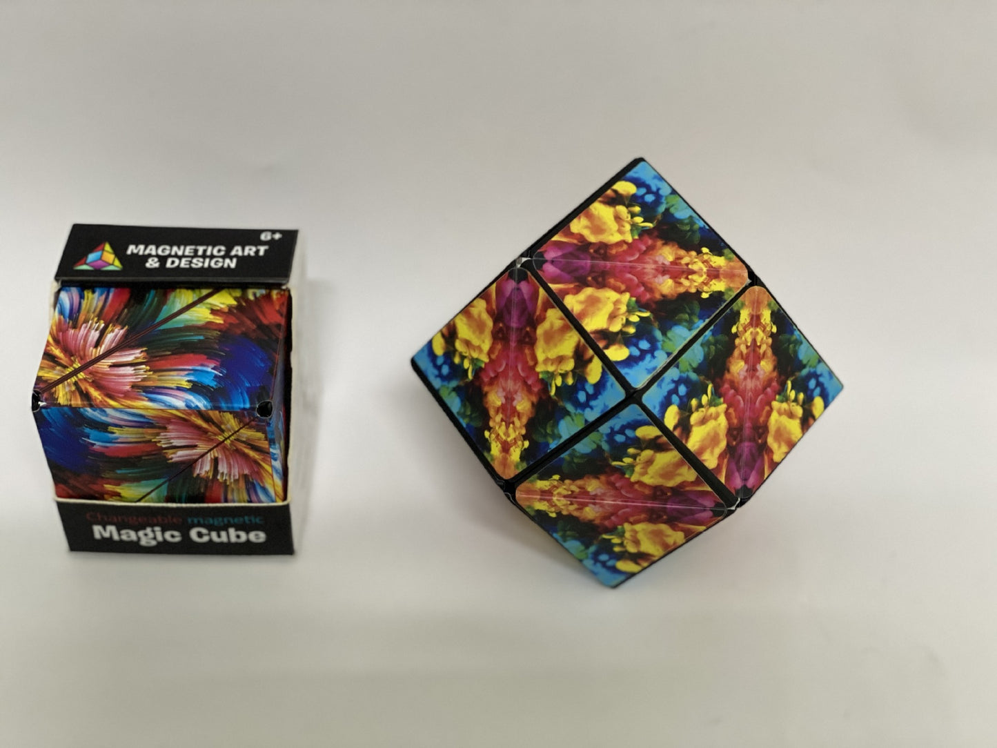 Magnetic Variety Rubik's Cube Geometric Standing Block Puzzle