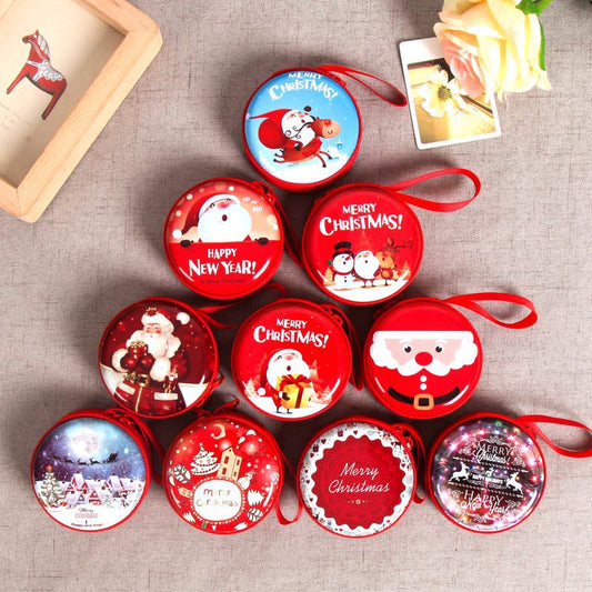 Factory Direct Christmas Ornament Gift Creative Zero Wallet Gift Santa Claus Window Ball