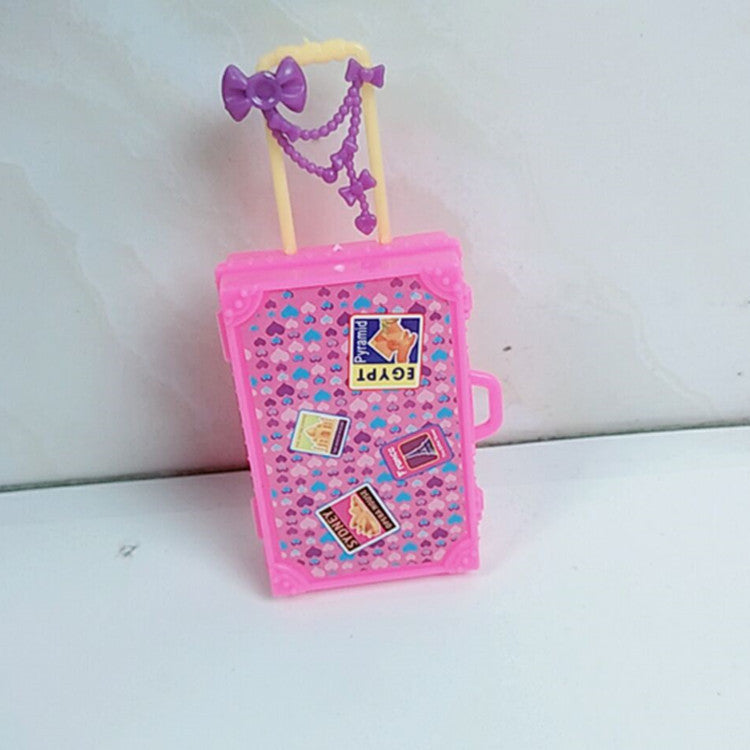 Children's Princess Toy Doll Accessories Suitcase