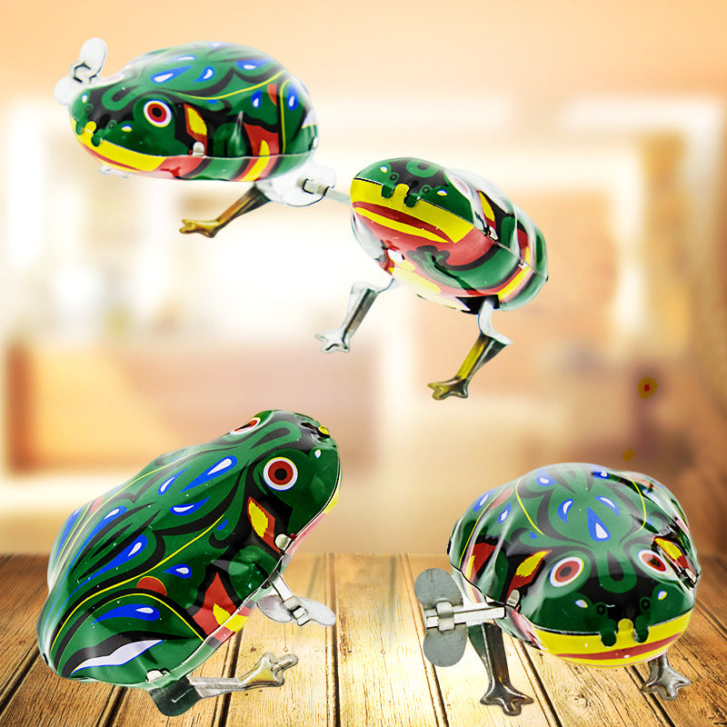 Wind Up Cute Funny Frog Hot Selling Stall