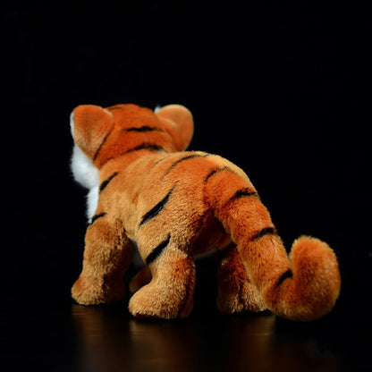 Simulation Standing Tiger Plush Toy White Cute