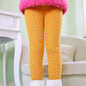 Children's Autumn And Winter Baby Tights Color Printed Flowers