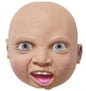 Crying Mask Funny S Y Angry Baby Face Latex Mask Headgear Halloween