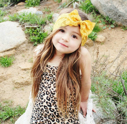 Children's lace Butterfly Hair belt