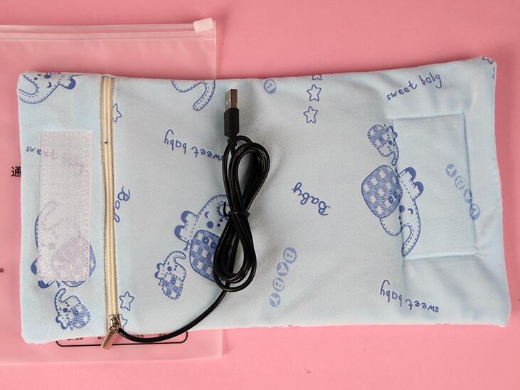 USB Baby Bottle Warmer Heated Cover