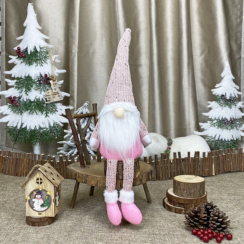 Christmas faceless doll