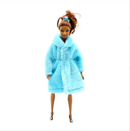 Girl Doll Toy Plush Coat Clothes Accessories