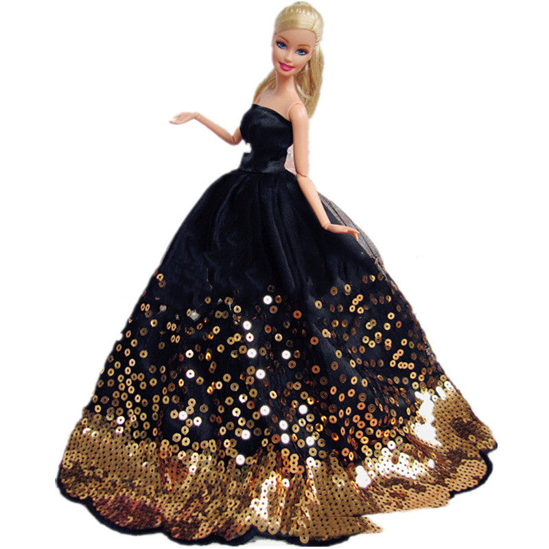 Sequin All Inclusive Doll  Wedding Dress