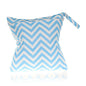 Single zip diaper storage bag