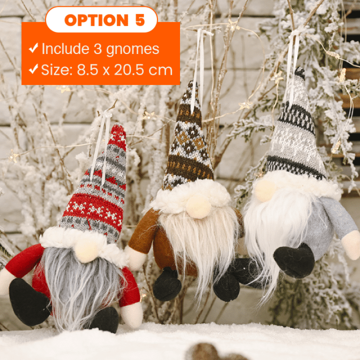 Christmas faceless doll