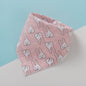 Triangle Scarf Children's Bib Double-sided Saliva Towel Custom