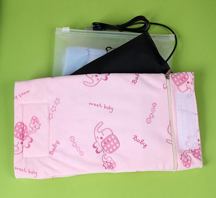 USB Baby Bottle Warmer Heated Cover
