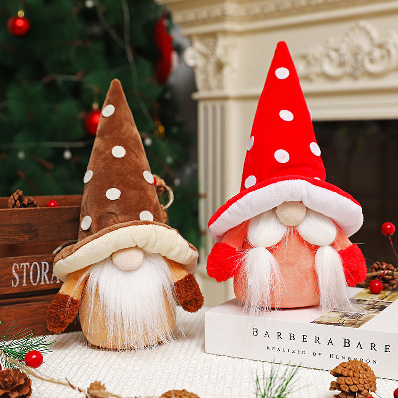 Christmas Decorations Velvet Soft Rudolph Store Window Dress Up