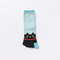 Ladies Autumn And Winter Horizontal Stripes Cat Cotton Five-finger Socks