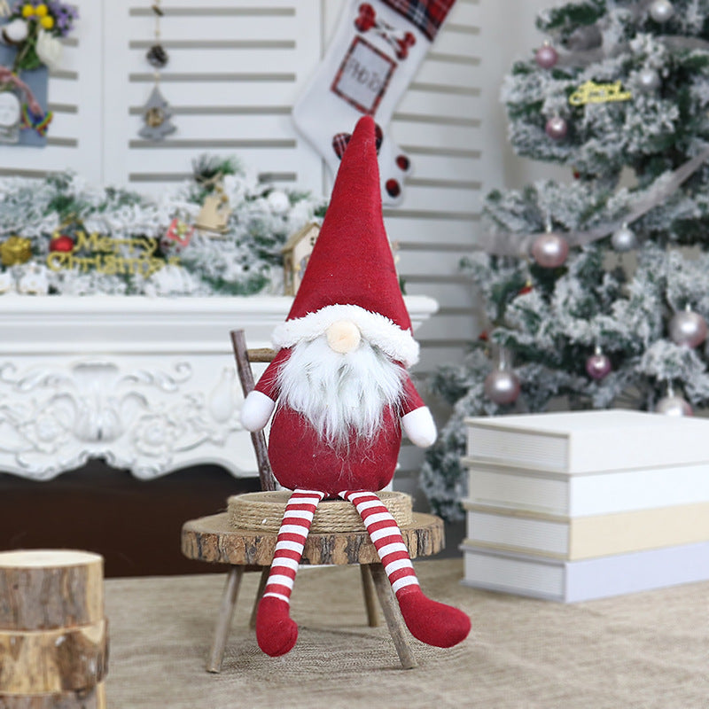 Christmas faceless doll