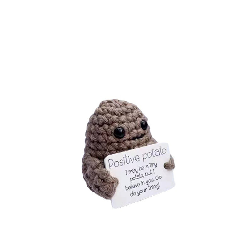 Cute Wool Woven Positive Energy Potato Doll Decoration Birthday Gift