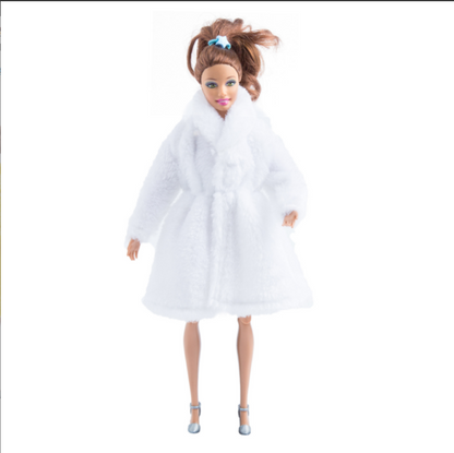 Girl Doll Toy Plush Coat Clothes Accessories