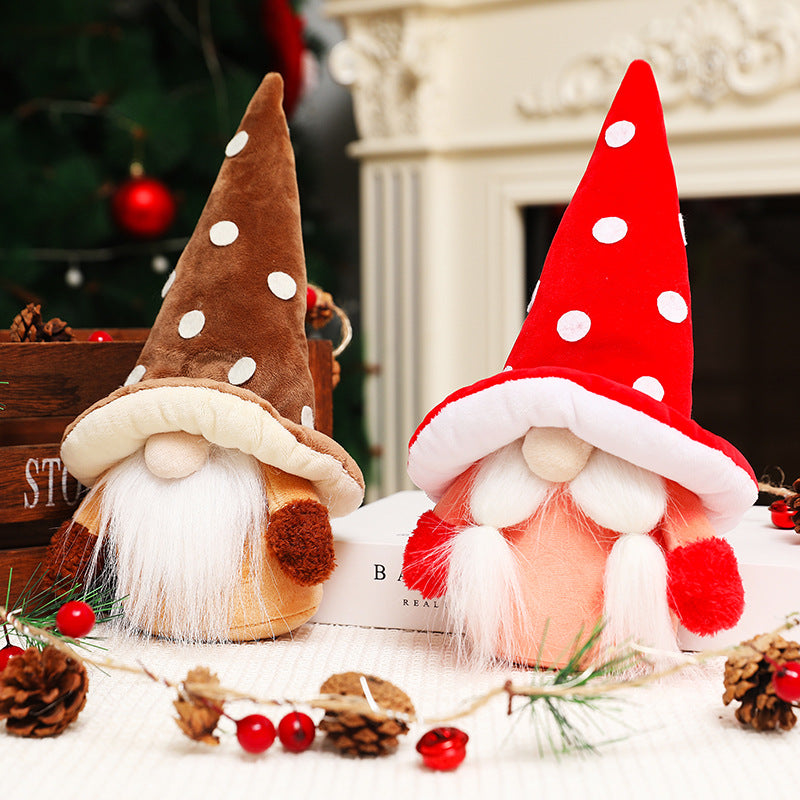 Christmas Decorations Velvet Soft Rudolph Store Window Dress Up