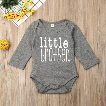 Twins Clothes Letter Long Sleeve T Shirt