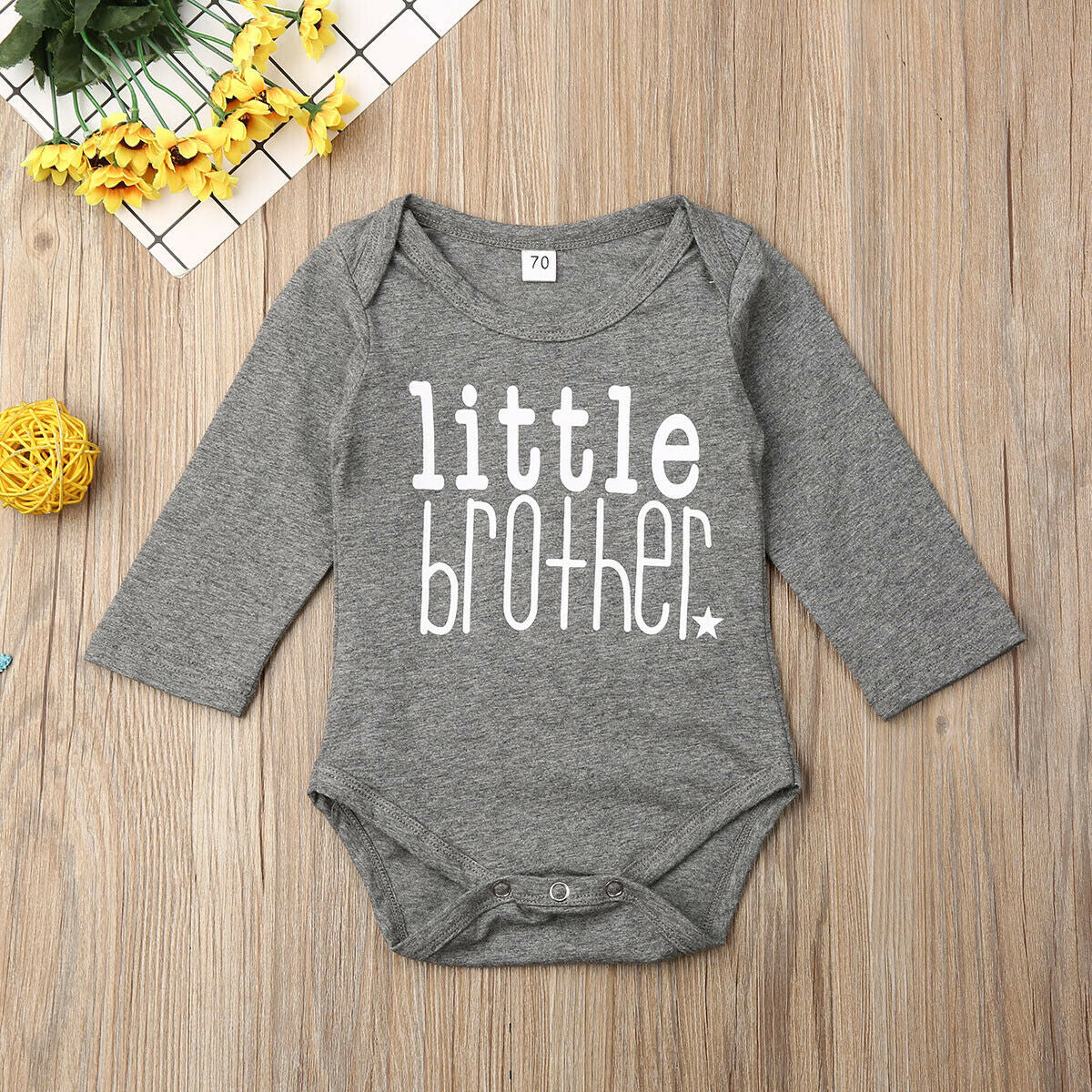 Twins Clothes Letter Long Sleeve T Shirt