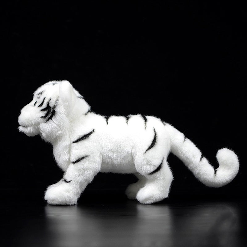 Simulation Standing Tiger Plush Toy White Cute