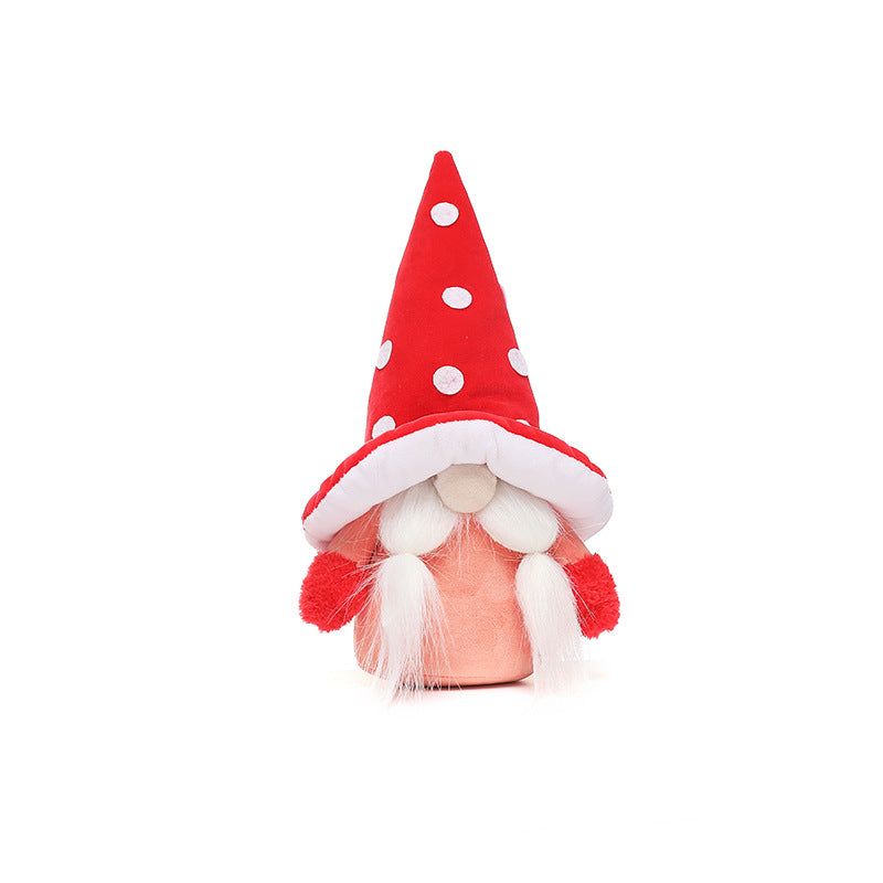 Christmas Decorations Velvet Soft Rudolph Store Window Dress Up